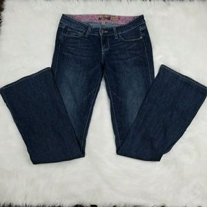 Paige "Brooks Lane" bootcut jeans.